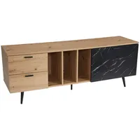 Livetastic Lowboard - braun - LBH 150x40x55 cm