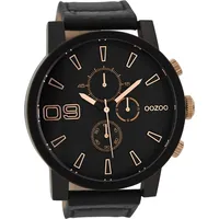 Oozoo Herren Uhr C9034A Analog Quarzuhr Armband schwarz Timepieces