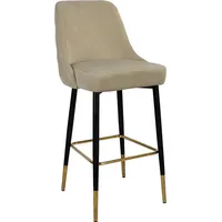 Kayoom »Barstuhl Moonlight 125, gesteppte Rückenlehne, Stuhlbeine aus Eisen«