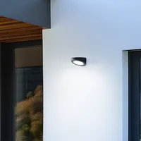 Brilliant LED-Solar-Außenwandleuchte mit Bewegungsmelder BARDUM | 3W 520 Lumen