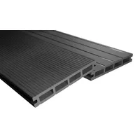 Endorphin Endorphin, Gartenbodenbelag, 2m2 Anthrazit WPC Terrassendielen Komplettset
