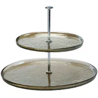 Ritzenhoff & Breker 2-stöckige Etagere Luzia 29 cm Glas