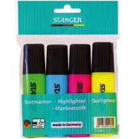 Stanger Textmarker farbsortiert, 4 St.