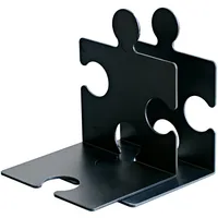 HAN CD/Buchstütze Puzzle, im 2er-Pack schwarz
