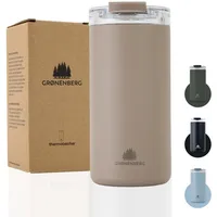 Groenenberg Thermobecher Kaffeebecher 0,473 l Beige