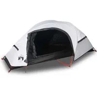 VidaXL Kuppel-Campingzelt 1 Person Weiß Verdunkelt Wasserdicht