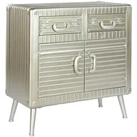 Fijalo Anrichte Home ESPRIT Silberfarben 80 x 39 x