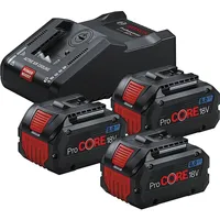 Bosch Professional ProCORE Starterset 18V, 8.0Ah, Li-Ionen, 3 Akkus