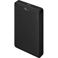 Goobay Magnetische Wireless Powerbank mit 10.000mAh, haftet magnetisch an