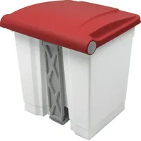 Helit Tret Abfalleimer 30 l Rot