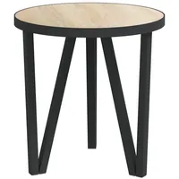 VidaXL Beistelltisch Sonoma-Eiche Ø35 cm MDF