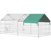 PawHut Freigehege, Kleintiergehege, Meerschweinchen Gehege, für Kleintiere,