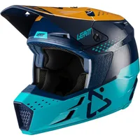 Leatt Motocrosshelm Moto 3.5 V21.4 Horizontal Motocross Helm, Notfallsystem-Polsterung