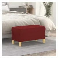 VidaXL Sitzbank Weinrot 70x35x41 cm Stoff