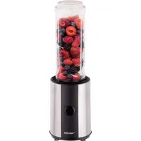 Cloer 6969 Smoothie Maker, Mini Standmixer to go, Milchshakes,