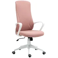 Vinsetto Bürostuhl mit Wippfunktion, Höhenverstellbarer Schreibtischstuhl, Ergonomischer Computerstuhl, Drehbarer