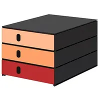 Styro Schubladenbox styroval pro feelings, Poppy hellorange, dunkelorange, rot
