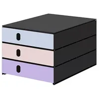 Styro Schubladenbox styroval pro feelings Candlelight hellblau, hellrosa, helllila