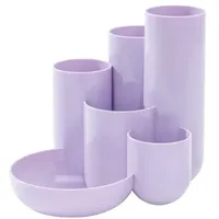 HAN Schreibtisch-Organizer CAMPUS pastelllila Polystyrol 6 Fächer 13,1 x