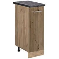 Vicco Apothekerschrank R-Line, Artisan-Eiche/Goldkraft Eiche 30 cm, AP Anthrazit