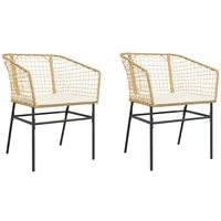 VidaXL Gartenstuhl 64 x 27 x 23 cm braun