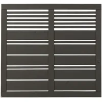 Plus Zaun Silence 120 x 110 cm umbragrau fungizidbehandelt
