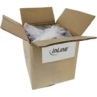 InLine 25er Pack Bulk-Pack Netzkabel (3 m), Stromkabel