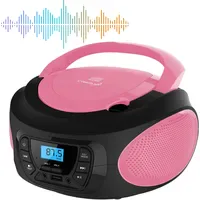 Cyberlux Tragbarer CD-Player CD/CD-R, USB, UKW-Radio, AUX-In, Kopfhöreranschluss, Kinderradio,