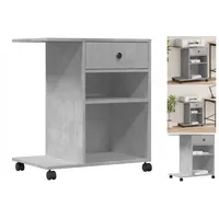 VidaXL Druckerständer Holz Grau