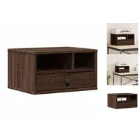 VidaXL Druckerständer Braun Eichen-Optik 40x32x22,5 cm Holzwerkstoff