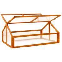 VidaXL Gewächshaus Braun 114x80x50 cm Tannenholz