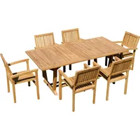 ASS Altenburger ALEOS. Teak Gartengarnitur Gartenset Sitzgruppe Ausziehtisch Tobago