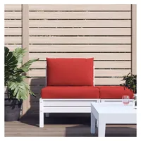VidaXL Palettenkissen 2-tlg. Rot Oxford-Gewebe
