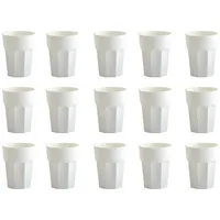 ENGELLAND Plastikbecher 0,4 l Weiß 15 St.