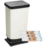 Rotho Mülleimer Paso Set Mülleimer 40 l mit 3x