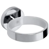 Brillantbad BOMEGA Fönhalter Messing Chrom poliert 80x55x100 mm für