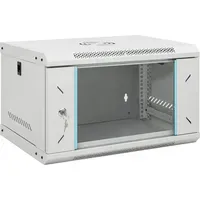 VidaXL 6U Wand-Netzwerkschrank 19" IP20 53x40x30 cm