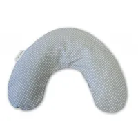 Theraline Nackenkissen inkl. Bezug, Mikroperlenfüllung (Punkte Grau, 100 x