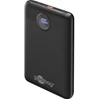 Goobay Powerbank 10000 mAh, 1x USB-A, und USB-C, Ladeleistung