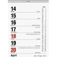 Brunnen Abreißkalender 1070325105 Nr. 25, 1 Woche auf 1