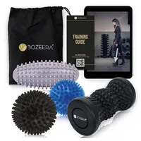 BOZEERA Igelball Fußmassage Set |1X Fußmassagegerät 2X Massageball mit