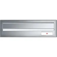 RENZ Frontplatte kombinierbar, eckig, 300 x 110 mm, Edelstahl