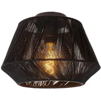 LUCIDE Jessica 1-flg. 30 cm rund schwarz