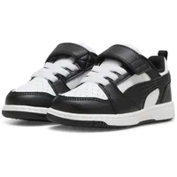 Puma Rebound V6 Low AC+ Baby-Sneaker 01 white/black 22