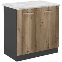 Vicco Spülenunterschrank R-Line 80 cm, AP Marmor