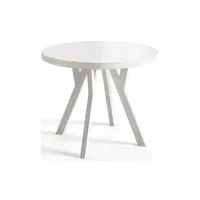 Alpi möbel OVO Ø 80 cm weiß