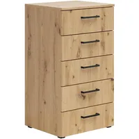 CARRYHOME Kommode Multistauraum Eiche Artisan