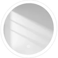 EMKE Emke, Spiegel, Badspiegel mit Beleuchtung Φ50cm,Beschlagfrei, 3 Farbtemperaturen(3000K-6500K)