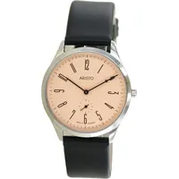 ARISTO Bauhaus 1069 Herren Uhr Edelstahl 4H211 Leder