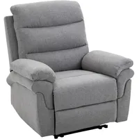 Homcom Relaxsessel mit Liegefunktion 91x92x102cm grau